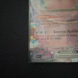 Pokemon TCG SV 151 Mew ex 151/165 Full Art Holo Ultra Rare English 2023 - Image 5