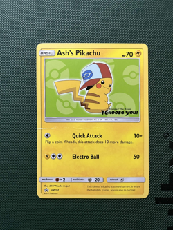 Pokemon TCG Ash's Pikachu SM112 SM113 SM114 Black Star Promos MP-HP Condition - Image 4