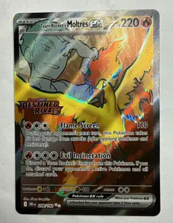 Team Rocket's Moltres ex - (Destined Rivals Stamp) 208/182 - Image 1