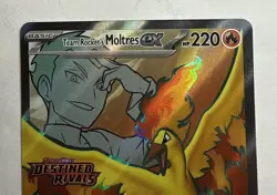 Team Rocket's Moltres ex - (Destined Rivals Stamp) 208/182 - Image 2