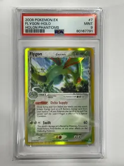 2006 Pokemon EX Holon Phantoms - Flygon Holo #7 PSA 9 MINT - Image 1