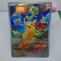Pikachu 027 Scarlet & Violet Promo Cards Pokemon TCG Card Near Mint English 2023 - Image 1