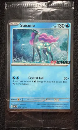 Suicune (EB Games Stamp) 026/094 Cosmos Holo Promo Pokemon NM - Image 1