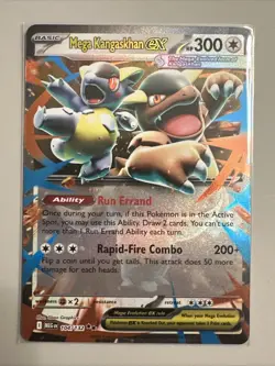 Pokemon Mega Kangaskhan EX 104/132 Mega Evolution Double Rare Holo NM Ship Now - Image 1