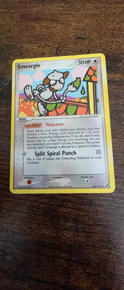 Smeargle 48/115 Uncommon Unseen Forces Pokemon Lightly Played - Image 1