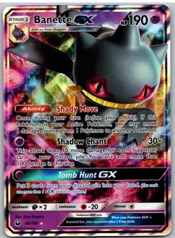 Banette GX 66/168 Holo GX Rare Celestial Storm Pokemon - Image 1
