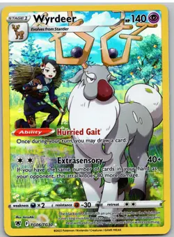 Wyrdeer TG06/TG30 Holo Astral Radiance Trainer Gallery Pokemon NM - Image 1