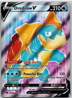 Drednaw V 069/073 Ultra Rare Champion's Path Pokemon NM - Image 1