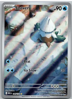 Snover 140/132 Illustration Rare Mega Evolution Pokemon NM - Image 1