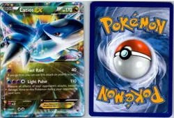 Latios EX 58/108 Holo EX Rare Roaring Skies Pokemon NM - Image 3