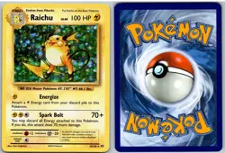 Raichu 36/108 Holo Rare Evolutions Pokemon - Image 3