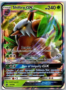 Shiftry GX 14/168 Holo GX Rare Celestial Storm Pokemon - Image 1