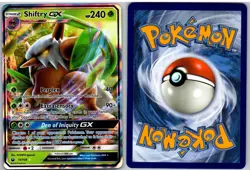 Shiftry GX 14/168 Holo GX Rare Celestial Storm Pokemon - Image 3