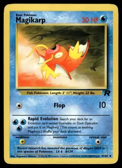 MAGIKARP - 47/82 Uncommon Team Rocket Pokemon Unlimited MP - Image 1