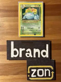 POKEMON VENUSAUR Carta 15 / 102 Set Base Mint ITA PSA Card Charizard Blastoise - Image 1