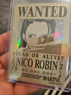 Nico Robin One Piece Wanted Dead or Alive Card OPC1202-TJL-07 Holo - Image 5