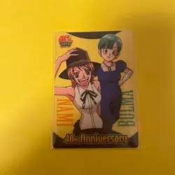 Dragon Ball One Piece Collaboration Card 40th Anniversary Jump Weekly Shonen - Image 1