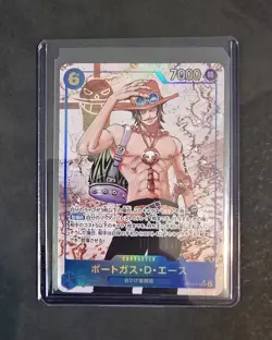 One Piece TCG OP13-119 Japanese Portgas D. Ace Alt Art - Image 1