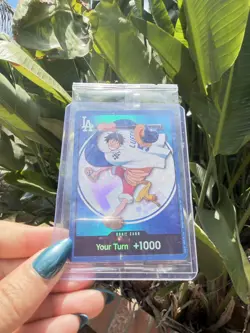 Luffy DON!! Card + Dodgers Hat One Piece Night Promo Sealed 7/2/26 MLB Bandai - Image 2