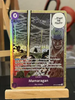 Bandai One Piece TCG Mamaragan Event Sky Island OP15-078 SR Foil English - Image 1