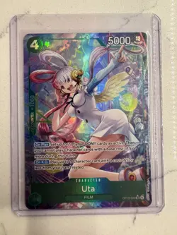 Uta OP13-023 SR Alt Art Carrying On His Will One Piece English NM - Image 3