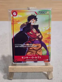 One Piece Card Game Monkey D Luffy P-001 7/11 Seven Eleven Promo Sealed Japanese - Image 1