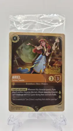 Disney Lorcana Ariel Curious Traveler 43/P3 | Wilds Unknown Limited Promo SEALED - Image 1