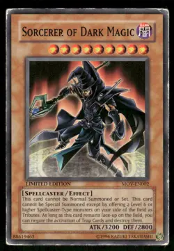 Sorcerer of Dark Magic MOV-EN002 Yu-Gi-Oh! Movie Promo Set Yu-Gi-Oh Limited MP - Image 1