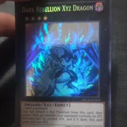 Yu-Gi-Oh! Dark Rebellion Xyz Dragon NECH-EN053 Ghost Rare Rare 1st Ed Holo EN - Image 2