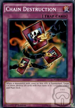 Chain Destruction YGLD-ENB38 King of Games: Legendary Decks Yu-Gi-Oh 1st Ed NM/M - Image 2