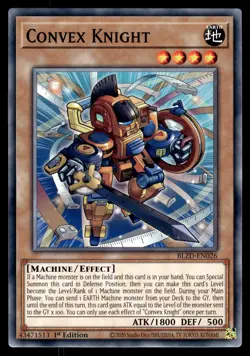 CONVEX KNIGHT - BLZD-EN026 Common Blazing Dominion Yu-Gi-Oh NM - Image 1
