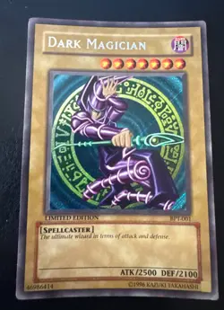Yugioh Dark Magician BPT-001 Limited Edition Secret Rare MP - Image 1