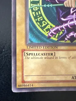 Yugioh Dark Magician BPT-001 Limited Edition Secret Rare MP - Image 2