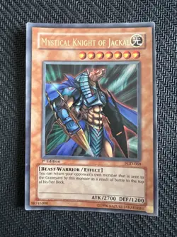 Yu-Gi-Oh! Mystical Knight of Jackal Ultra Rare PGD-069 - Image 3