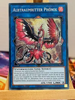 Albtraumritter Phonix RA03-DE042 Secret Rare Deutsch NM YUGIOH - Image 1