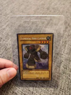 YUGIOH • ELEMENTAL HERO CLAYMAN • SECRET RARE • EHC2-EN002 • LIMITED ED - Image 1