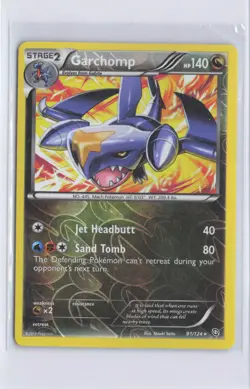 Garchomp 91/124 Rare Dragons Exalted Pokemon Reverse Holo NM - Image 1