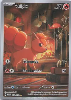 2025 Pokemon Mega Evolution Vulpix #138 Near Mint - Image 1