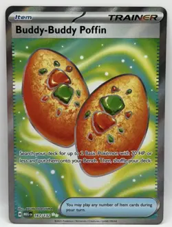 Pokemon Card Buddy-Buddy Poffin 167/132 Mega evolutions Near Mint - Image 1