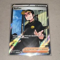 Pokemon TCG Ruffian - Ultra Rare SV09: Journey Together 181/159 NM - Image 1