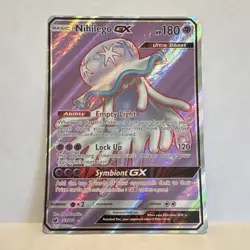 The Pokemon Company Pokemon TCG Nihilego GX 103/111 Crimson Invasion UR Holo FA - Image 1
