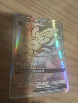 Holo Sylveon GX Stage 1 Pokemon Card 158/145 - Image 1