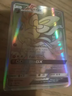 Holo Sylveon GX Stage 1 Pokemon Card 158/145 - Image 2
