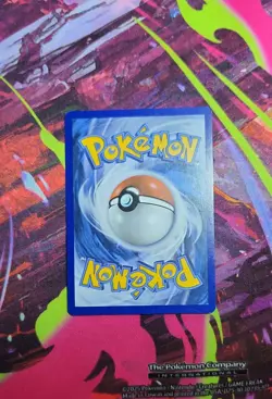 HD Swirl 🌀 Eevee 043 Cosmos Holo Heavily Bleed Error Rare Pokemon TCG ✨ - Image 4