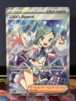 Lisia's Appeal 234/191 Ultra Rare Full Art Surging Sparks Pokemon Card NM/M - Image 1
