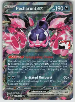 Pecharunt ex 039/064 Holo Double Rare Prize Pack Series Cards Pokemon Holo NM - Image 1
