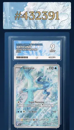 Articuno 161/159 - Pokemon TCG - Journey Together - Illustration Rare - ✨ACE 9✨ - Image 3