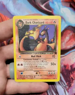 Dark Charizard 21/82 Non Holo Rare Unlimited Team Rocket 1999 WOTC Pokemon TCG - Image 1