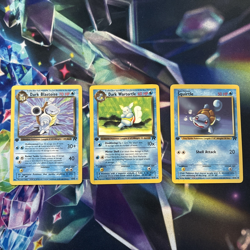 LP+ Dark Blastoise Dark Wartortle Squirtle 1st Edition Rocket Non Holo Pokemon - Image 1