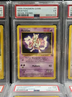 lot of 8 pokemon cards PSA 5-8. Pokemon Movie Promo Black Star Promo Pikachu 🔥 - Image 3